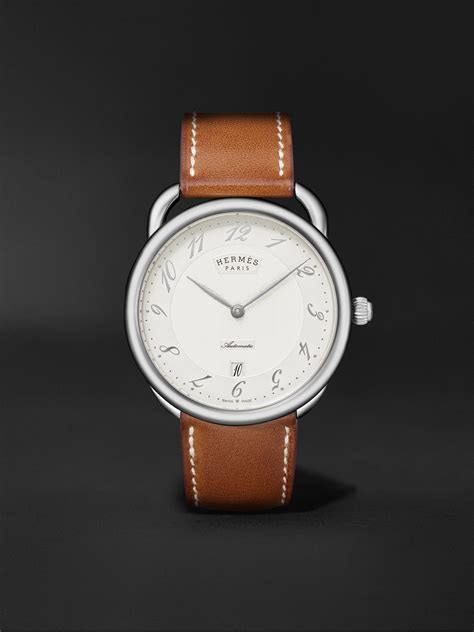 hermes arceau watch 40mm|Hermes stainless steel watches.